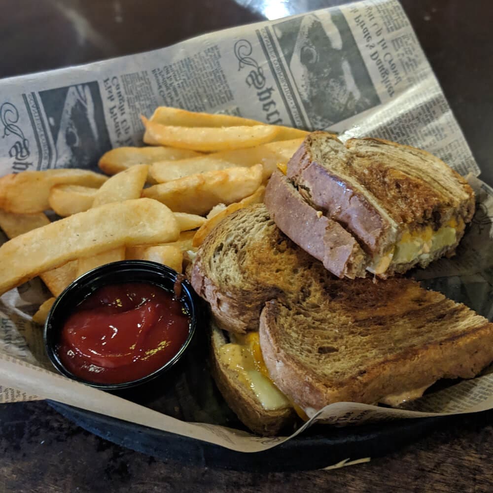 Irish Grilled Cheese Irish Grilled Cheese served at brockway irish pub in carmel