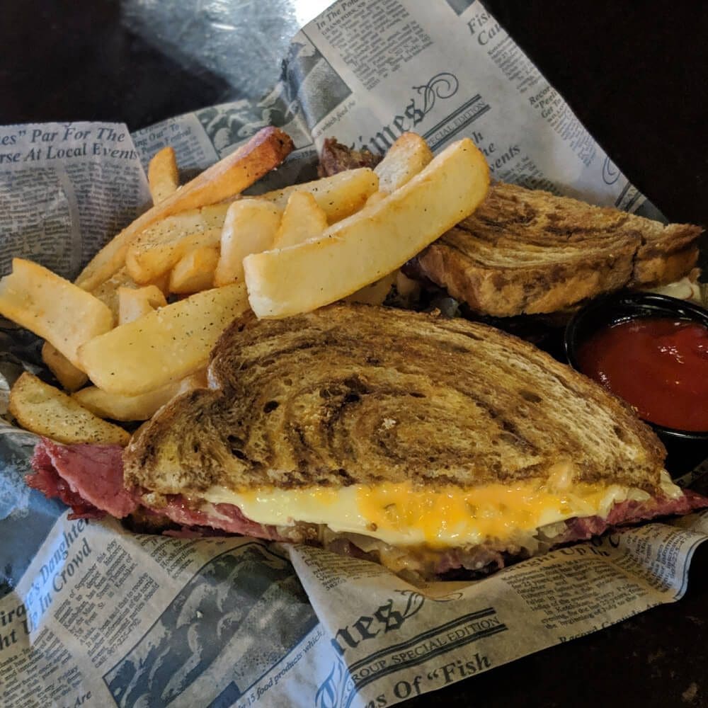 Reuben Reuben served at brockway irish pub in carmel