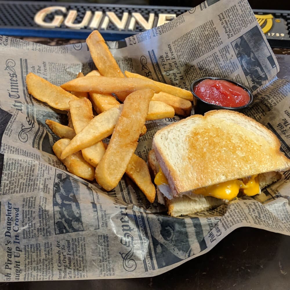 Turkey N Cheddar Turkey & Cheddar served at brockway irish pub in carmel